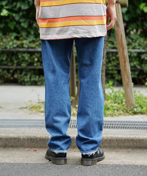 RED CARD TOKYO(レッドカード)の「RED CARD TOKYO/レッドカードトーキョー Vintage Straight デニムパンツ ストレートデニム(デニムパンツ・レディース・インディゴブルー/ライトブルー・28inch/30inch/32inch/26inch)」の12枚目の写真
