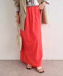 Omekashi | カラーストレッチイージースカート(スカート)