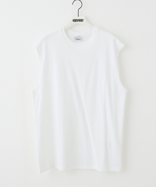 lownn(ローン)の「【LOWNN / ローン】SIGNATURE TANK TOP(タンクトップ・メンズ・ホワイト・46)」の1枚目の写真