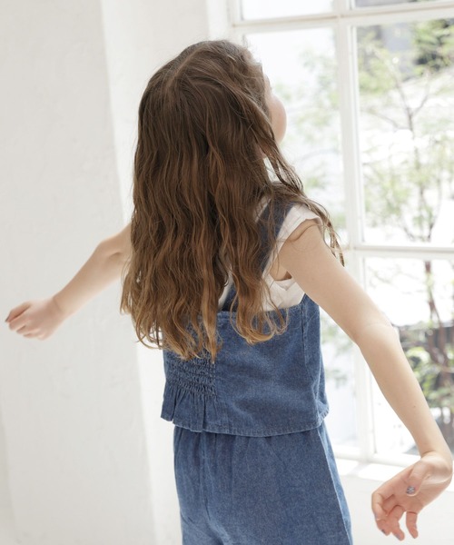 GLOBAL WORK（グローバルワーク）の「3SETビスチェセットアップ/192567（ワンピース・キッズ・ベージュ/ブルー・140cm/160cm/150cm/100cm/110cm/120cm/130cm）」の18枚目の写真