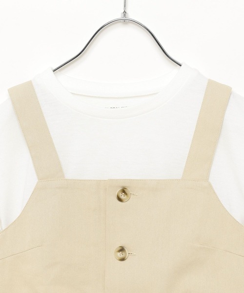 GLOBAL WORK（グローバルワーク）の「3SETビスチェセットアップ/192567（ワンピース・キッズ・ベージュ/ブルー・140cm/160cm/150cm/100cm/110cm/120cm/130cm）」の9枚目の写真