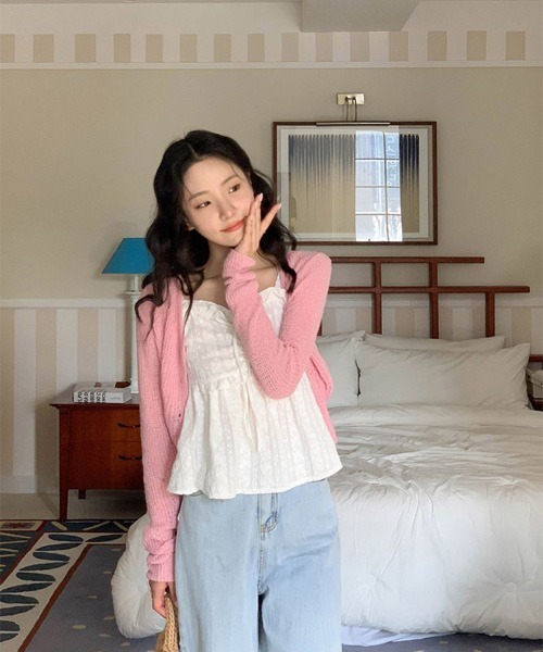 SONA(ソナ)の「SONA レースフリルリボンキャミソール(キャミソール・レディース・ホワイト・FREE)」の13枚目の写真