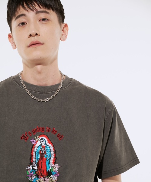 JACKROSE（ジャックローズ）の「JE-MARIA刺繍 PIGMENT TEE（T