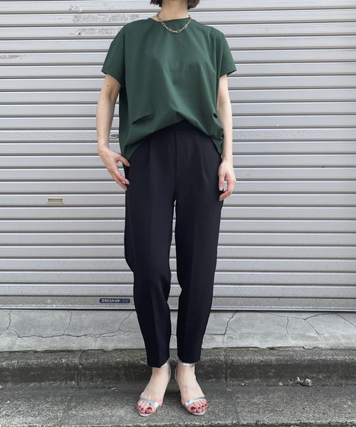 OWLSPALE(オールズペール)の「シルケット天竺Tシャツ(Tシャツ/カットソー・レディース・ブラック/グリーン/ホワイト・FREE)」の16枚目の写真
