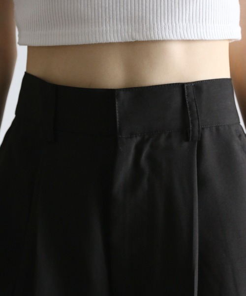 PAGEBOY（ページボーイ）の「カットアウトワイドパンツ（その他パンツ・レディース・チャコールグレー/ブラック・FREE）」の12枚目の写真