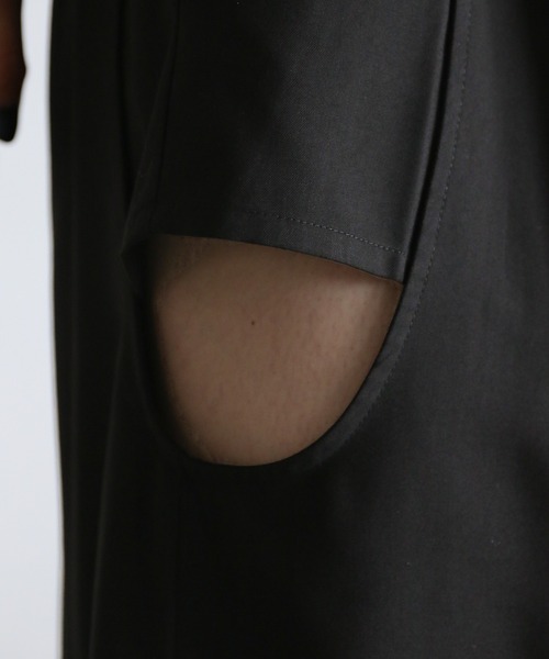 PAGEBOY（ページボーイ）の「カットアウトワイドパンツ（その他パンツ・レディース・チャコールグレー/ブラック・FREE）」の16枚目の写真