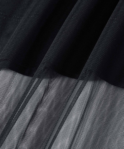 ADAM ET ROPE'（アダムエロペ）の「チュールTEE（Tシャツ/カットソー・レディース・ホワイト/ブラック・FREE）」の13枚目の写真