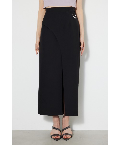 rienda（リエンダ）の「ラップスリムタイスカート（スカート・レディース・ピンク/ブルー/ホワイト/ブラック・SMALL/MEDIUM）」の5枚目の写真