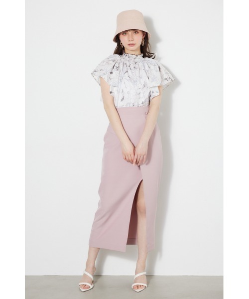 rienda（リエンダ）の「ラップスリムタイスカート（スカート・レディース・ピンク/ブルー/ホワイト/ブラック・SMALL/MEDIUM）」の17枚目の写真