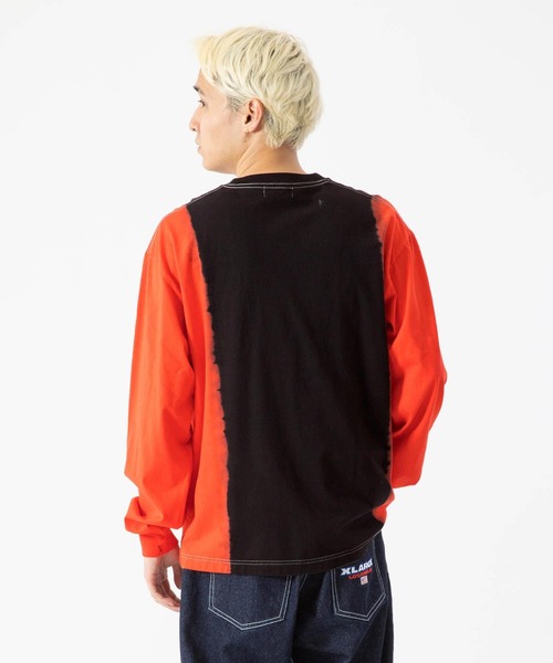 XLARGE（エクストララージ）の「TIE DYE L/S TEE（Tシャツ/カットソー・メンズ・ブラック/レッド/ネイビー・L/S/M/XL）」の10枚目の写真