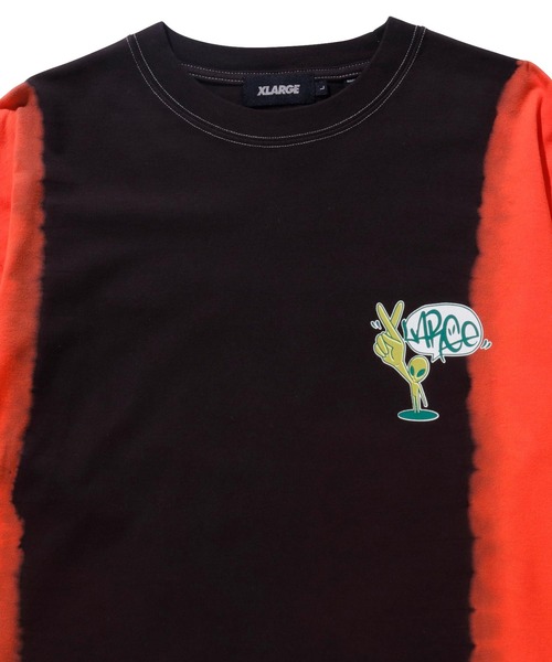 XLARGE（エクストララージ）の「TIE DYE L/S TEE（Tシャツ/カットソー・メンズ・ブラック/レッド/ネイビー・L/S/M/XL）」の14枚目の写真