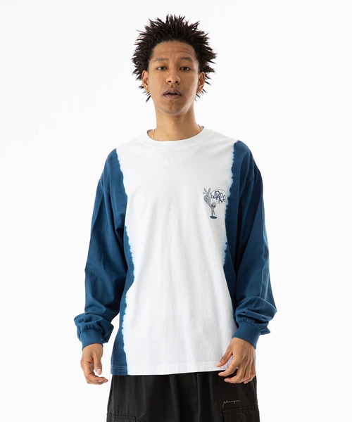 XLARGE（エクストララージ）の「TIE DYE L/S TEE（Tシャツ/カットソー・メンズ・ブラック/レッド/ネイビー・L/S/M/XL）」の16枚目の写真