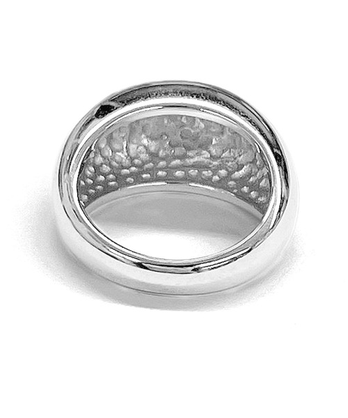 Settimissimo（セッティミッシモ）の「金属アレルギー対応サージカルステンレス316Lボリュームデザインリング（リング・レディース・シルバー/ゴールド・FREE）」の4枚目の写真