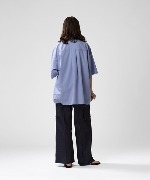 selle glant(セレグランテ)の「MILITARY CARGO DENIM PANTS/ミリタリーカーゴデニムパンツ(デニムパンツ・メンズ・ブラック/ダークインディゴブルー・SMALL/MEDIUM/LARGE)」の12枚目の写真