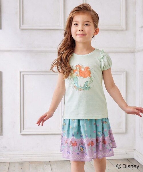 ANY（エニィ）の「【ディズニープリンセス】アート Tシャツ（Tシャツ/カットソー・キッズ・ライトグリーン系/ライラック系/ライトイエロー系・100/110/120/130/90）」の7枚目の写真