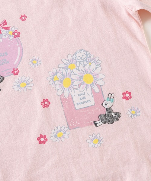 KP(ケーピー)の「TioTio抗ウイルス加工/長袖Tシャツ(100~130cm)(Tシャツ/カットソー・キッズ・ラベンダー/ピンク・130cm/120cm/100cm/110cm)」の4枚目の写真