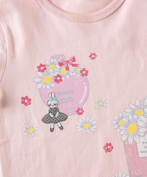KP(ケーピー)の「TioTio抗ウイルス加工/長袖Tシャツ(100~130cm)(Tシャツ/カットソー・キッズ・ラベンダー/ピンク・130cm/120cm/100cm/110cm)」の3枚目の写真