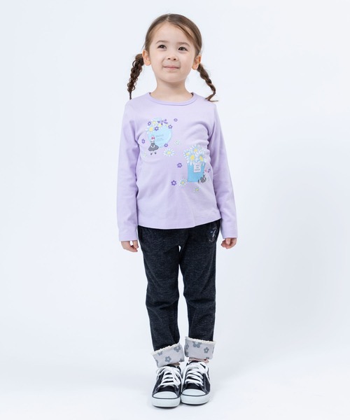 KP(ケーピー)の「TioTio抗ウイルス加工/長袖Tシャツ(100~130cm)(Tシャツ/カットソー・キッズ・ラベンダー/ピンク・130cm/120cm/100cm/110cm)」の15枚目の写真