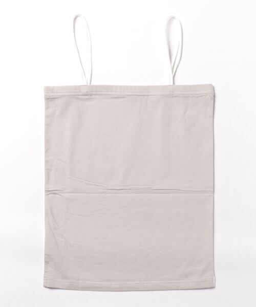 Q（キュー）の「バイカラー2wayキャミ（キャミソール・レディース・ホワイト/ブラック・MEDIUM）」の4枚目の写真