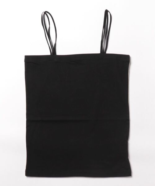 Q（キュー）の「バイカラー2wayキャミ（キャミソール・レディース・ホワイト/ブラック・MEDIUM）」の5枚目の写真