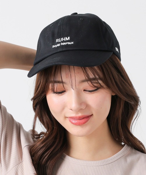 Honeys（ハニーズ）の「配色ロゴキャップ（キャップ・レディース・ブラック/エンジ/アイボリー・FREE）」の15枚目の写真