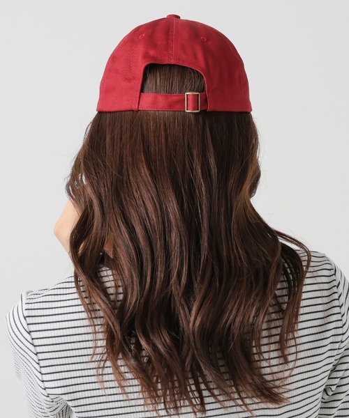 Honeys（ハニーズ）の「配色ロゴキャップ（キャップ・レディース・ブラック/エンジ/アイボリー・FREE）」の19枚目の写真