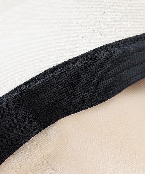 Honeys（ハニーズ）の「配色ロゴキャップ（キャップ・レディース・ブラック/エンジ/アイボリー・FREE）」の7枚目の写真