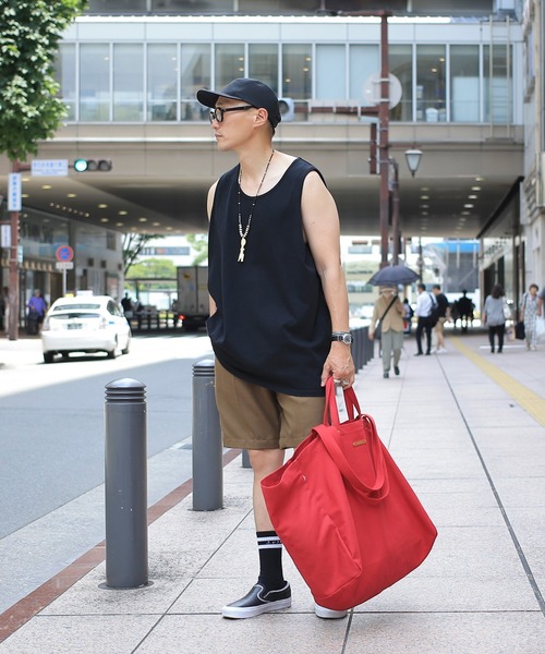 WAIPER.inc（ワイパーインク）の「Goodwear SUPER BIG タンクトップ　2W7-13210　USAコットン（Tシャツ/カットソー・メンズ・ブラック/杢グレー/ホワイト/ネイビー/チャコールグレー/ブルー系その他/グレー系その他・L/XL/M/S）」の15枚目の写真
