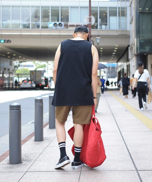 WAIPER.inc（ワイパーインク）の「Goodwear SUPER BIG タンクトップ　2W7-13210　USAコットン（Tシャツ/カットソー・メンズ・ブラック/杢グレー/ホワイト/ネイビー/チャコールグレー/ブルー系その他/グレー系その他・L/XL/M/S）」の17枚目の写真