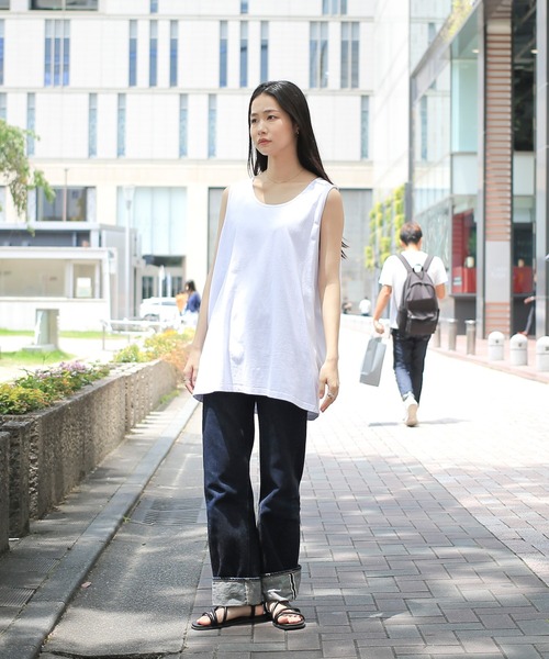 WAIPER.inc（ワイパーインク）の「Goodwear SUPER BIG タンクトップ　2W7-13210　USAコットン（Tシャツ/カットソー・メンズ・ブラック/杢グレー/ホワイト/ネイビー/チャコールグレー/ブルー系その他/グレー系その他・L/XL/M/S）」の20枚目の写真