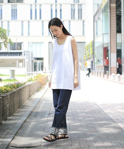 WAIPER.inc（ワイパーインク）の「Goodwear SUPER BIG タンクトップ　2W7-13210　USAコットン（Tシャツ/カットソー・メンズ・ブラック/杢グレー/ホワイト/ネイビー/チャコールグレー/ブルー系その他/グレー系その他・L/XL/M/S）」の22枚目の写真