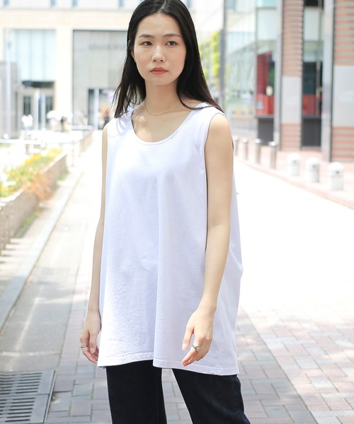 WAIPER.inc（ワイパーインク）の「Goodwear SUPER BIG タンクトップ　2W7-13210　USAコットン（Tシャツ/カットソー・メンズ・ブラック/杢グレー/ホワイト/ネイビー/チャコールグレー/ブルー系その他/グレー系その他・L/XL/M/S）」の21枚目の写真
