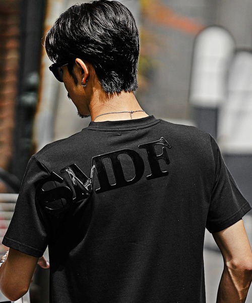ベア天3Dプリント半袖Tシャツ メンズ ロゴプリント トップス 春服（T