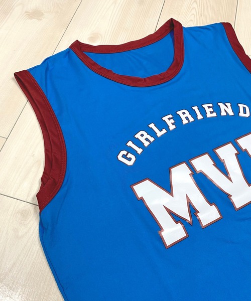 NANEA（ナネア）の「ユニフォーム風タンクトップ（タンクトップ・レディース・ブルー/グリーン・MEDIUM）」の7枚目の写真