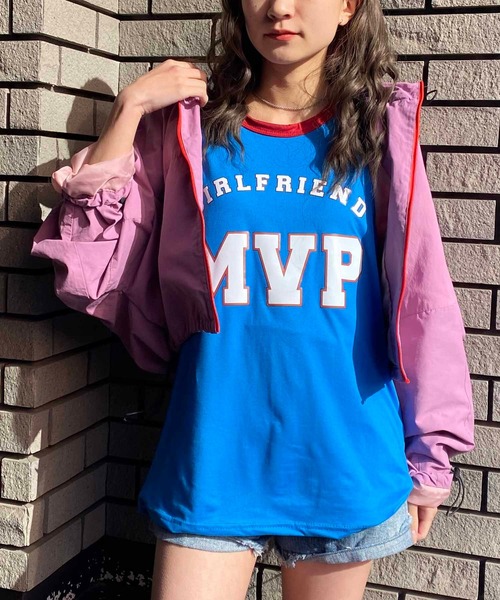 NANEA（ナネア）の「ユニフォーム風タンクトップ（タンクトップ・レディース・ブルー/グリーン・MEDIUM）」の22枚目の写真