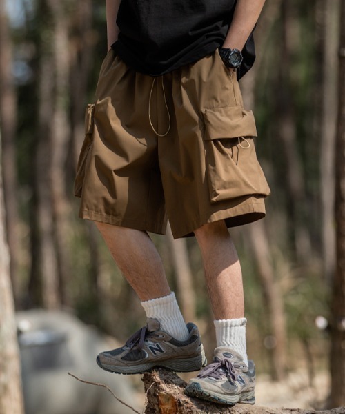 MGV（エムジーヴィー）の「ナイロンカーゴハーフパンツ（カーゴ