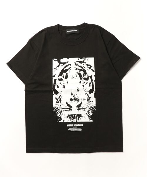 WORLD STANDARD（ワールドスタンダード）の「WORLD STANDARD/ワールドスタンダード タイガープリント 半袖Tシャツ WSHT-008（Tシャツ/カットソー・メンズ・ブラック/ホワイト・L/M/XL）」の10枚目の写真
