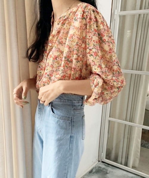 ALLSAINTS 新品　花柄　ボタニカル　シフォンシャツ 長袖 61eLOXeu0TL._AC_SX466_.jpg