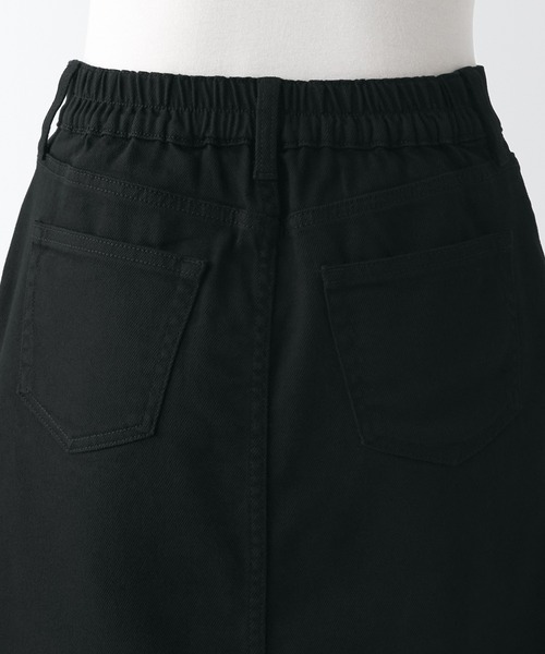 無印良品（ムジルシリョウヒン）の「デニムＡラインスカート　黒（デニムスカート・レディース・ブラック・S/XS/M/L/XXL/XL）」の6枚目の写真