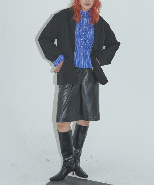 Solace(ソレイス)の「ファスナーレスロングブーツ(ブーツ・レディース・ブラック・24/25)」の20枚目の写真