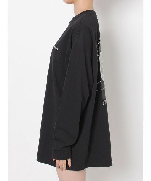 EVRIS（エヴリス）の「MOONLIGHT ロンT（Tシャツ/カットソー・レディース・ホワイト/ブラック・FREE）」の19枚目の写真