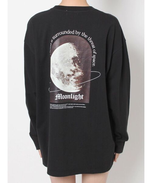 EVRIS（エヴリス）の「MOONLIGHT ロンT（Tシャツ/カットソー・レディース・ホワイト/ブラック・FREE）」の20枚目の写真
