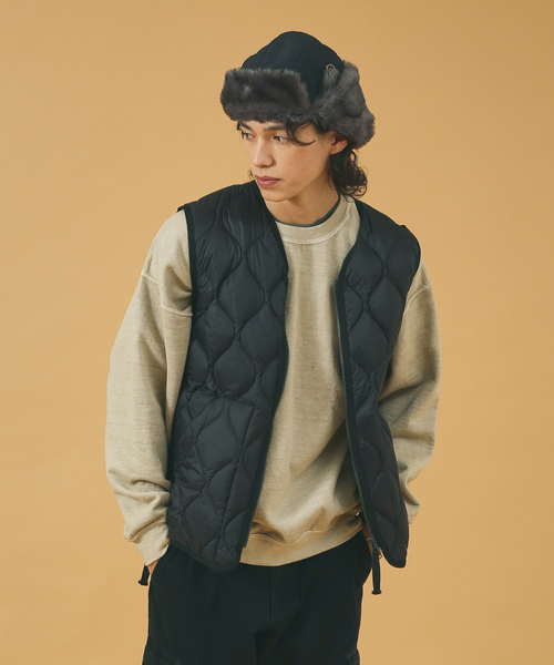 Ruben（ルーベン）の「【RUBEN/ルーベン】NYLON MIXFUR FLIGHT/ナイロンフライトキャップ/ユニセックス/ RUS-6393（キャップ・メンズ・オレンジ/ブラック/ベージュ・フリー）」の8枚目の写真