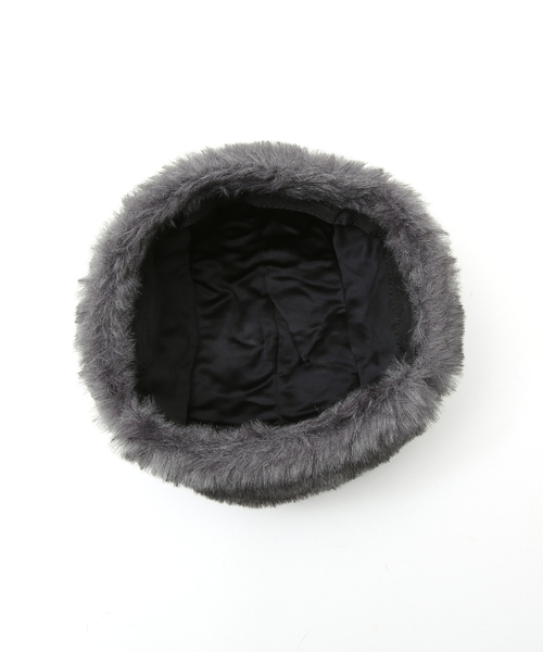 Ruben（ルーベン）の「【RUBEN/ルーベン】NYLON MIXFUR FLIGHT/ナイロンフライトキャップ/ユニセックス/ RUS-6393（キャップ・メンズ・オレンジ/ブラック/ベージュ・フリー）」の4枚目の写真