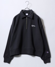 Champion（チャンピオン）の「Champion（チャンピオン）ワンポイントロゴ ハーフジップポロネック スウェットトレーナー（スウェット）」