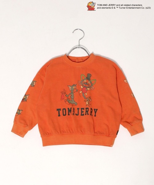 BAYFLOW（ベイフロー）の「【TOM and JERRY（トムとジェリー）】カラフルダイTシャツ（KIDS）（Tシャツ/カットソー・キッズ・パープル/グリーン/イエロー/オレンジ/チャコール・120cm/140cm/110cm/130cm）」の11枚目の写真