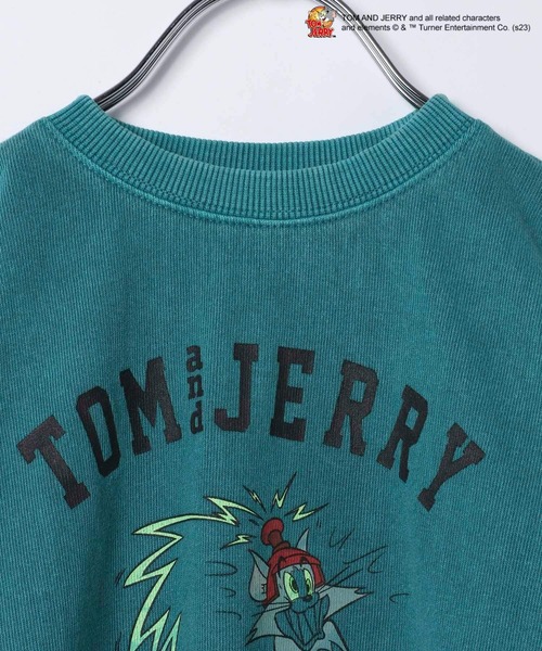 BAYFLOW（ベイフロー）の「【TOM and JERRY（トムとジェリー）】カラフルダイTシャツ（KIDS）（Tシャツ/カットソー・キッズ・パープル/グリーン/イエロー/オレンジ/チャコール・120cm/140cm/110cm/130cm）」の19枚目の写真