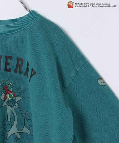 BAYFLOW（ベイフロー）の「【TOM and JERRY（トムとジェリー）】カラフルダイTシャツ（KIDS）（Tシャツ/カットソー・キッズ・パープル/グリーン/イエロー/オレンジ/チャコール・120cm/140cm/110cm/130cm）」の20枚目の写真