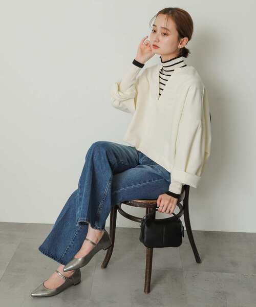 SENSE OF PLACE by URBAN RESEARCH（センスオブプレイスバイアーバンリサーチ）の「2WAYセンターシームプチショルダーバッグ（ショルダーバッグ・レディース・ブラック/アイボリー/ブルー/シルバー・ONE）」の20枚目の写真