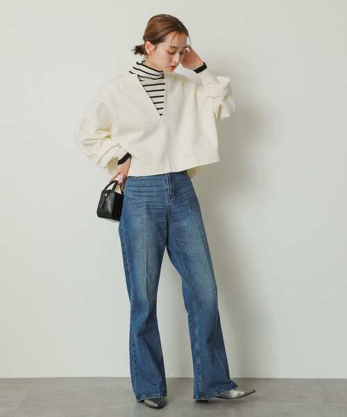 SENSE OF PLACE by URBAN RESEARCH（センスオブプレイスバイアーバンリサーチ）の「2WAYセンターシームプチショルダーバッグ（ショルダーバッグ・レディース・ブラック/アイボリー/ブルー/シルバー・ONE）」の22枚目の写真